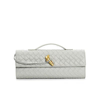 Marcelle | Woven Leather Clutch Bag | Crossbody & Shoulder Option