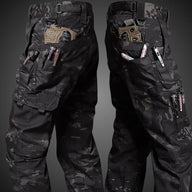 Tactical Cargo Work Pants | Multi-Pocket Design | Water-Resistant | Durable Outdoor Wear