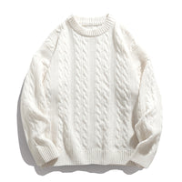 Men’s Cable Knit Sweater in Classic Winter Style | Warm Knitted Jumper