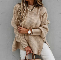 Women’s Turtle Neck Knit Cardigan in Chunky Coatigan Style | Warm Winter Layer