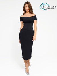 Seamless Short-sleeved Outerwear Dress