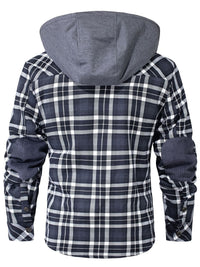 Men’s Fleece Jacket with Hood and Faux Fur Lining | Warm Winter Outdoor Coat