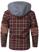 Men’s Fleece Jacket with Hood and Faux Fur Lining | Warm Winter Outdoor Coat