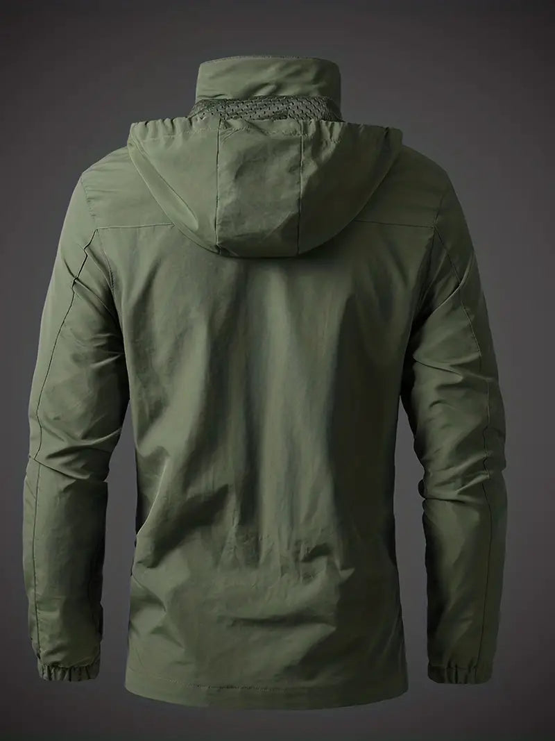 Men’s Waterproof Outdoor Jacket in Weatherproof Style | Lightweight Hiking Jacket