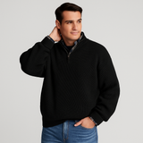 Men’s Classic Sweater in Wool Blend Style | Smart Casual Knit Jumper