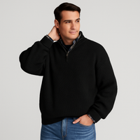 Men’s Classic Sweater in Wool Blend Style | Smart Casual Knit Jumper
