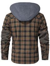 Men’s Fleece Jacket with Hood and Faux Fur Lining | Warm Winter Outdoor Coat