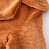 Women’s Winter Coat with Lapel Collar | Elegant Long Overcoat for Cold Days