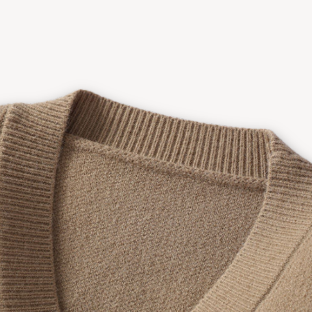 Men’s Knitted Cardigan Sweater | Button-Up Design | Winter Layer | Casual Smart Style