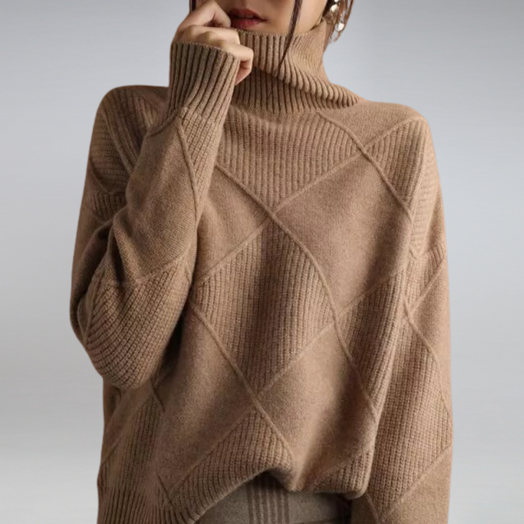 Women’s Turtleneck Sweater in Classic Roll Neck Style | Elegant Winter Jumper