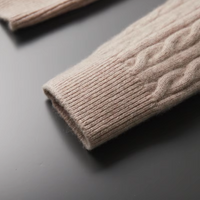 Quarter Zip Cable Knit Sweater | Slim Fit | Warm Autumn Layer | Men's Jumper