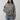 Women’s Camouflage Pullover in Grey Oversized Fit | Ladies Casual Jumper