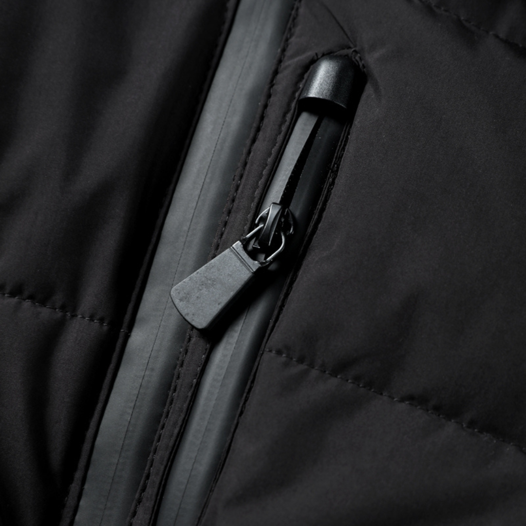 Women’s Black Puffer Jacket | Belted Winter Coat | Water-Resistant Outerwear | Insulated Warmth