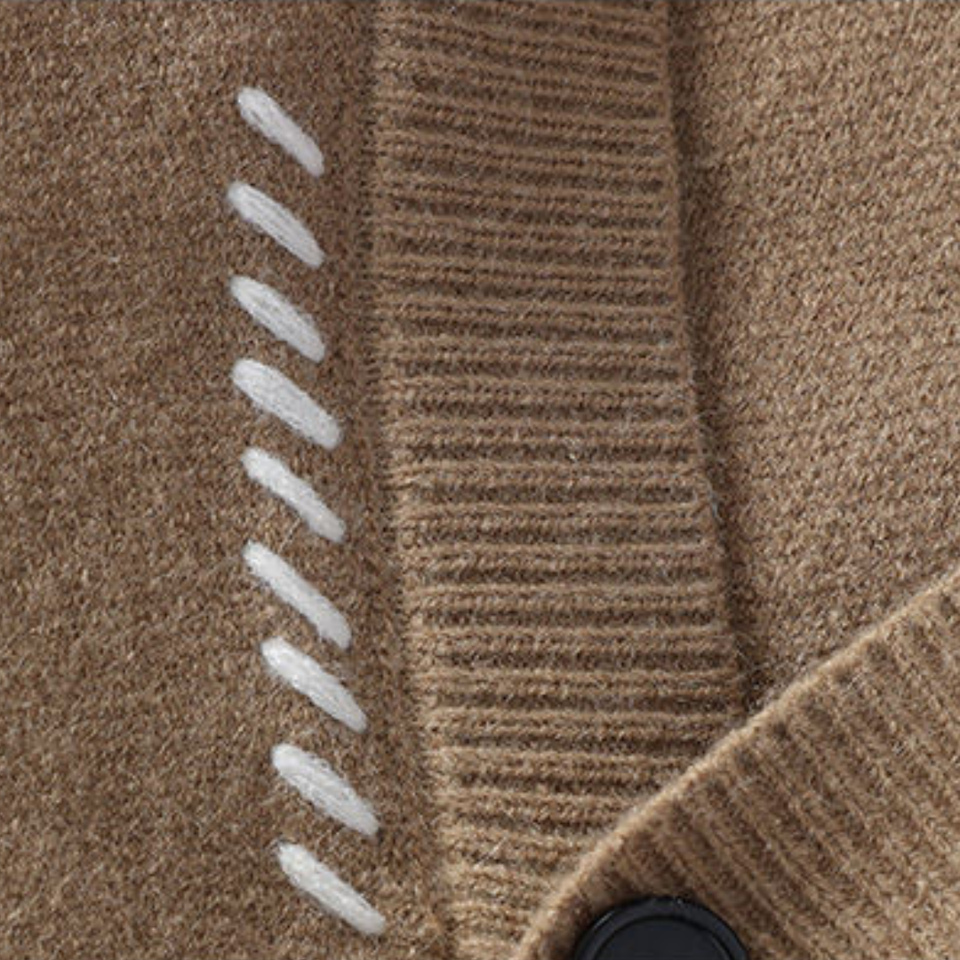 Men’s Knitted Cardigan Sweater | Button-Up Design | Winter Layer | Casual Smart Style