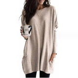 Women’s Long Sleeve Sweater Tunic | Casual Ladies Jumper for Everyday Wear