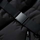 Women’s Black Puffer Jacket | Belted Winter Coat | Water-Resistant Outerwear | Insulated Warmth