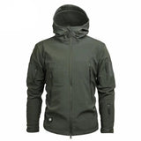 Men’s Softshell Fleece Jacket with Hood | Waterproof Outdoor Winter Coat