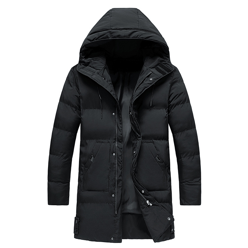 Men’s Long Puffer Jacket in Classic Winter Style | Warm Quilted Winter Coat