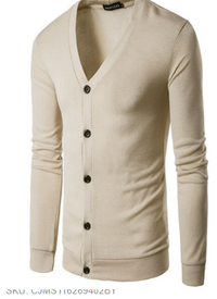 Men’s Button Up Cardigan | Lightweight Knitwear | V-Neck Jumper | Autumn Layer