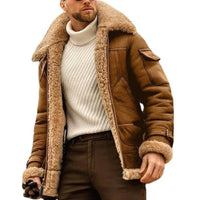Men’s Winter Coat with Classic Lapel Collar | Warm Smart Casual Overcoat