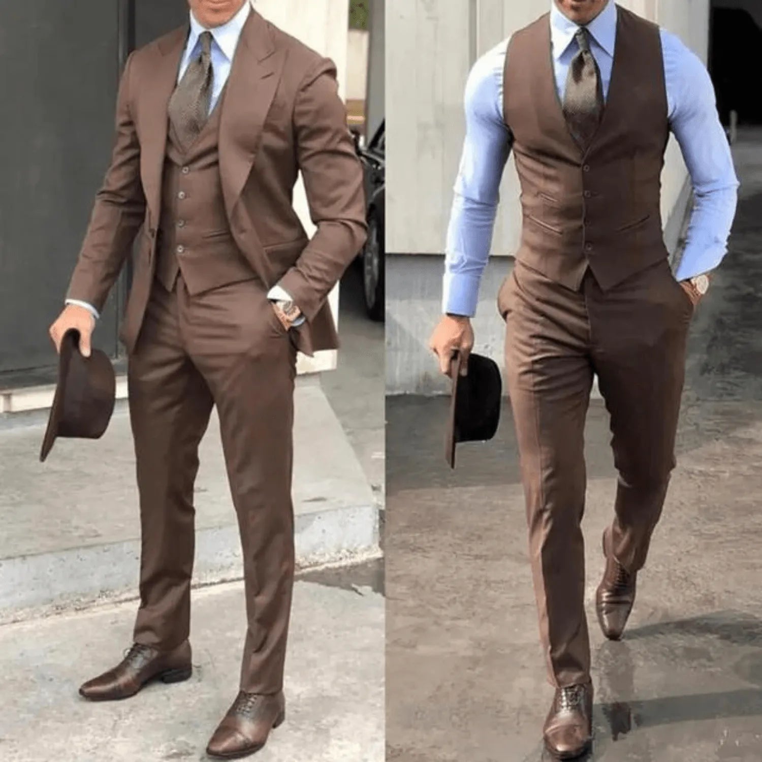 Men’s Classic 3 Piece Wedding Suit for Formal Occasions | Timeless Tuxedo Style