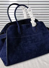 Women’s Large Suede Tote Bag | Designer Handbag with Shoulder and Crossbody Style