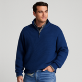 Men’s Classic Sweater in Wool Blend Style | Smart Casual Knit Jumper