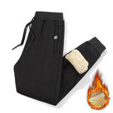 Men’s Fleece-Lined Joggers in Winter Style | Warm Tracksuit Bottoms