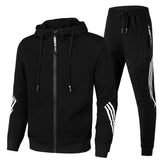 Men’s Two-Piece Tracksuit | Zip-Up Hoodie and Joggers | Casual Sport Set | Relaxed Fit