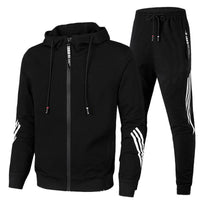 Men’s Two-Piece Tracksuit | Zip-Up Hoodie and Joggers | Casual Sport Set | Relaxed Fit