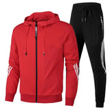 Men’s Two-Piece Tracksuit | Zip-Up Hoodie and Joggers | Casual Sport Set | Relaxed Fit