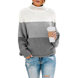 Women’s High Collar Pullover Jumper | Seasonal Knitwear Layer