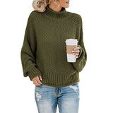 Women’s High Collar Pullover Jumper | Seasonal Knitwear Layer