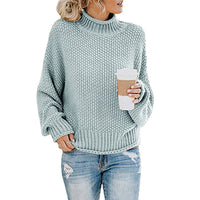 Women’s High Collar Pullover Jumper | Seasonal Knitwear Layer
