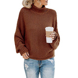 Women’s High Collar Pullover Jumper | Seasonal Knitwear Layer
