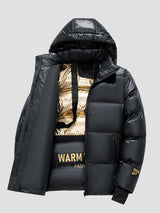 Men’s Puffer Jacket in Loose Fit Style | Warm Winter Coat