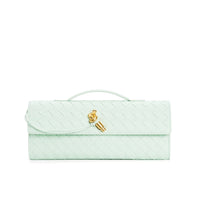 Marcelle | Woven Leather Clutch Bag | Crossbody & Shoulder Option