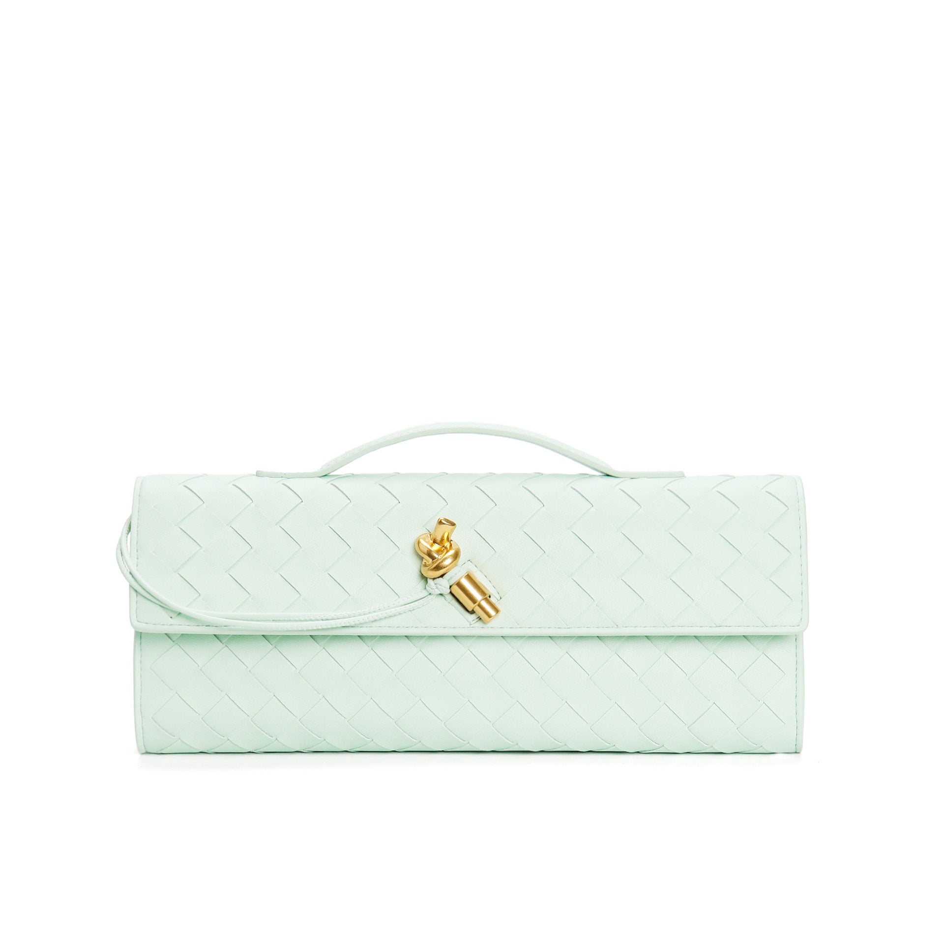 Marcelle | Woven Leather Clutch Bag | Crossbody & Shoulder Option