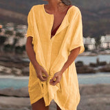 Beach Dress for Women | Button Front | Relaxed Fit Cover-Up