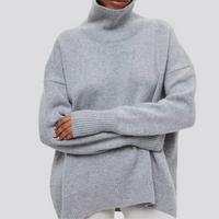 Women’s Turtleneck Jumper | Oversized Fit | Warm Winter Knit