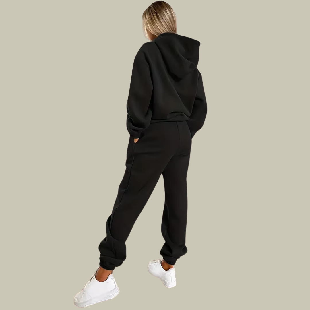 Women’s Two-Piece Hoodie and Jogger Set | Relaxed Fit | Warm & Stylish | Perfect for Streetwear
