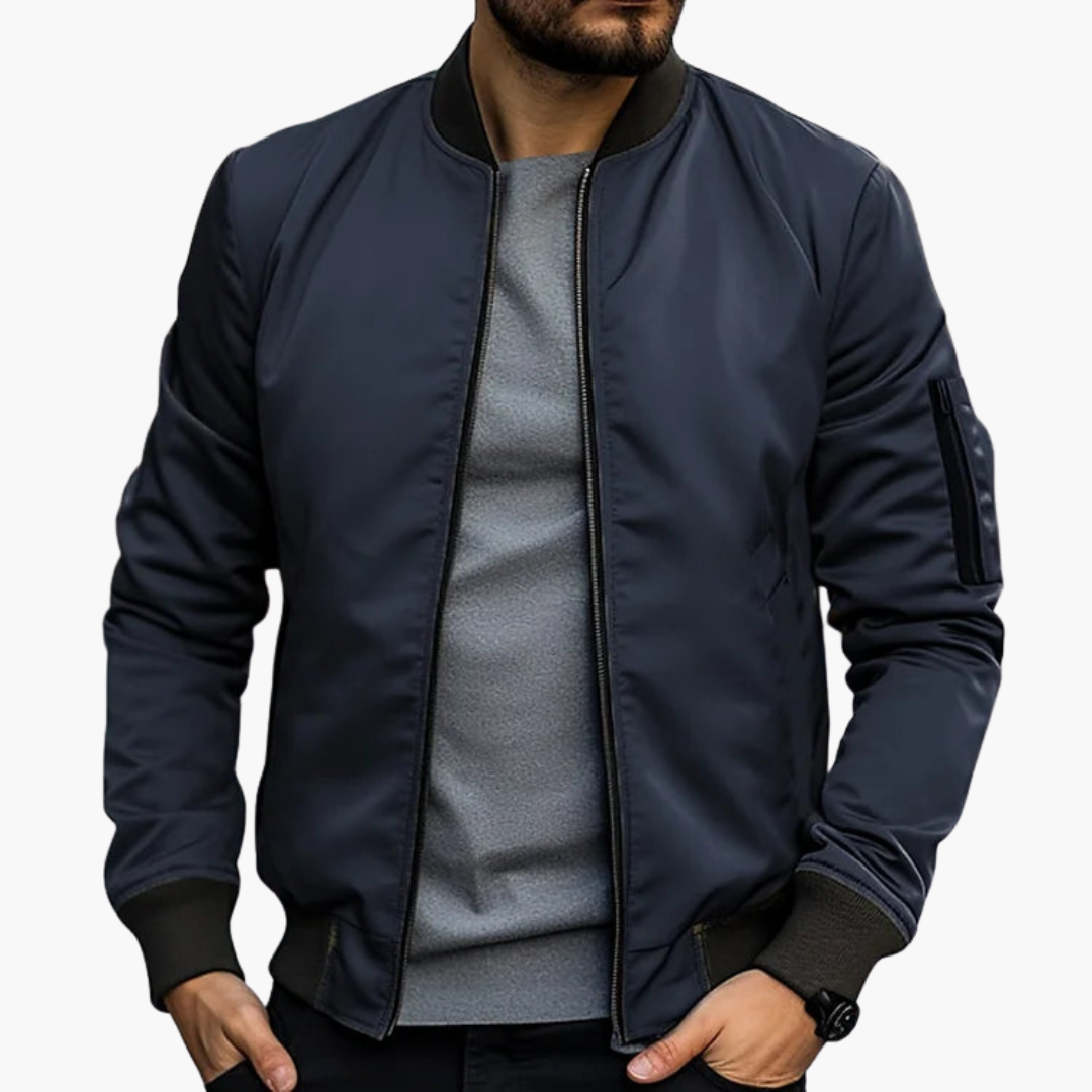 Men’s Bomber Jacket | Lightweight Casual Layer | Transitional Outerwear