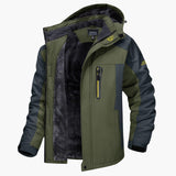 Men’s Waterproof Winter Jacket | Windproof Outdoor Coat | Thermal Lining