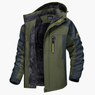 Men’s Waterproof Winter Jacket | Windproof Outdoor Coat | Thermal Lining