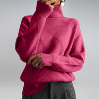 Women’s Turtleneck Sweater in Classic Roll Neck Style | Elegant Winter Jumper