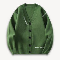 Men’s Knitted Cardigan Sweater | Button-Up Design | Winter Layer | Casual Smart Style