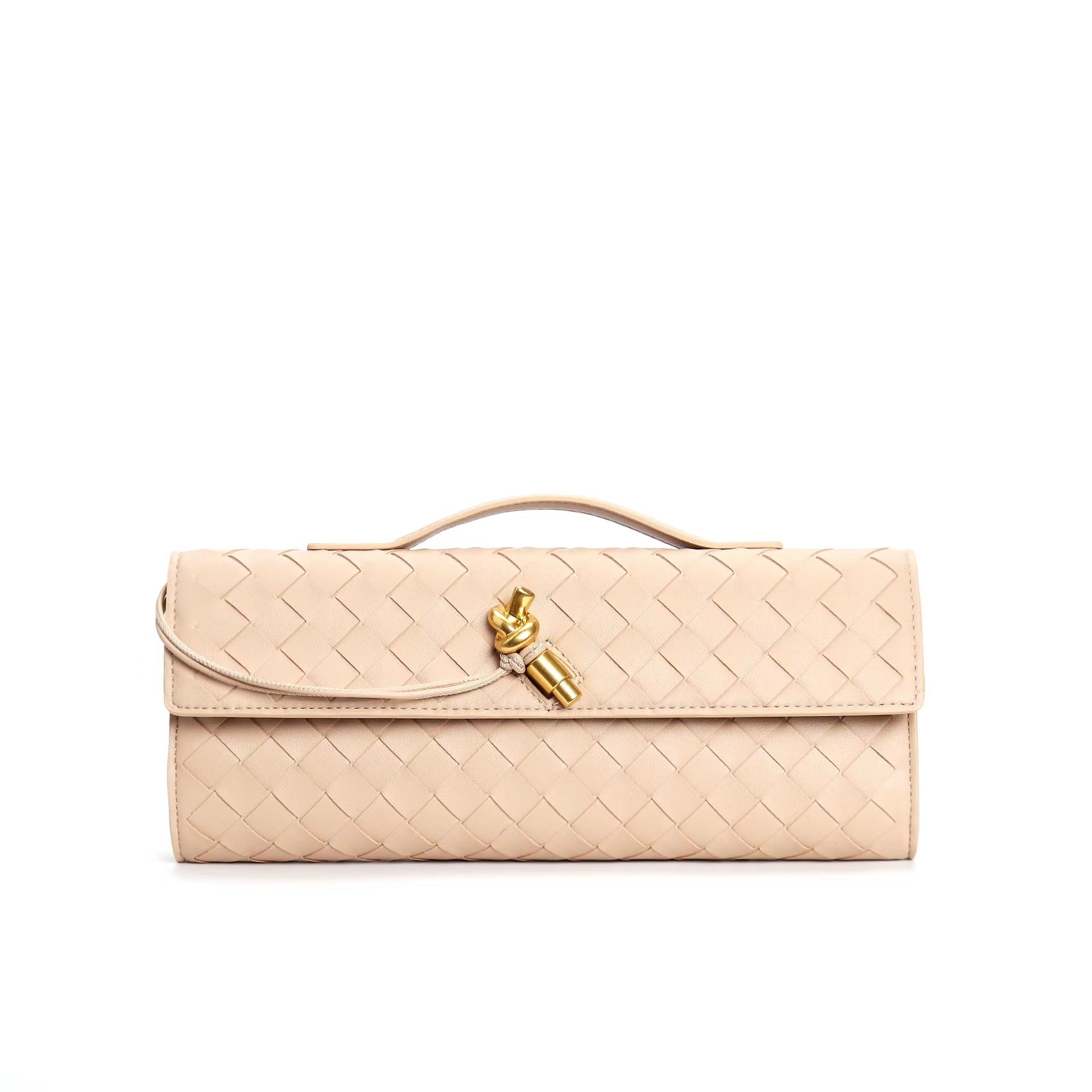 Marcelle | Woven Leather Clutch Bag | Crossbody & Shoulder Option