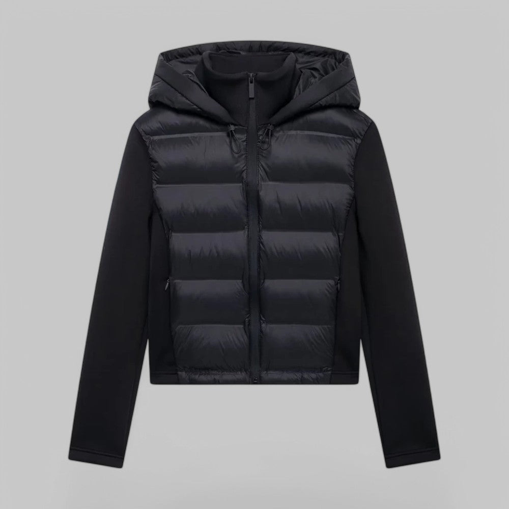 Women’s Hooded Wind Jacket | Lightly Padded | Windproof Design | Everyday Fit | Adjustable Hood