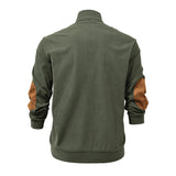 Men’s Stand Collar Quarter Zip Sweatshirt | Casual Knit Pullover for All Seasons