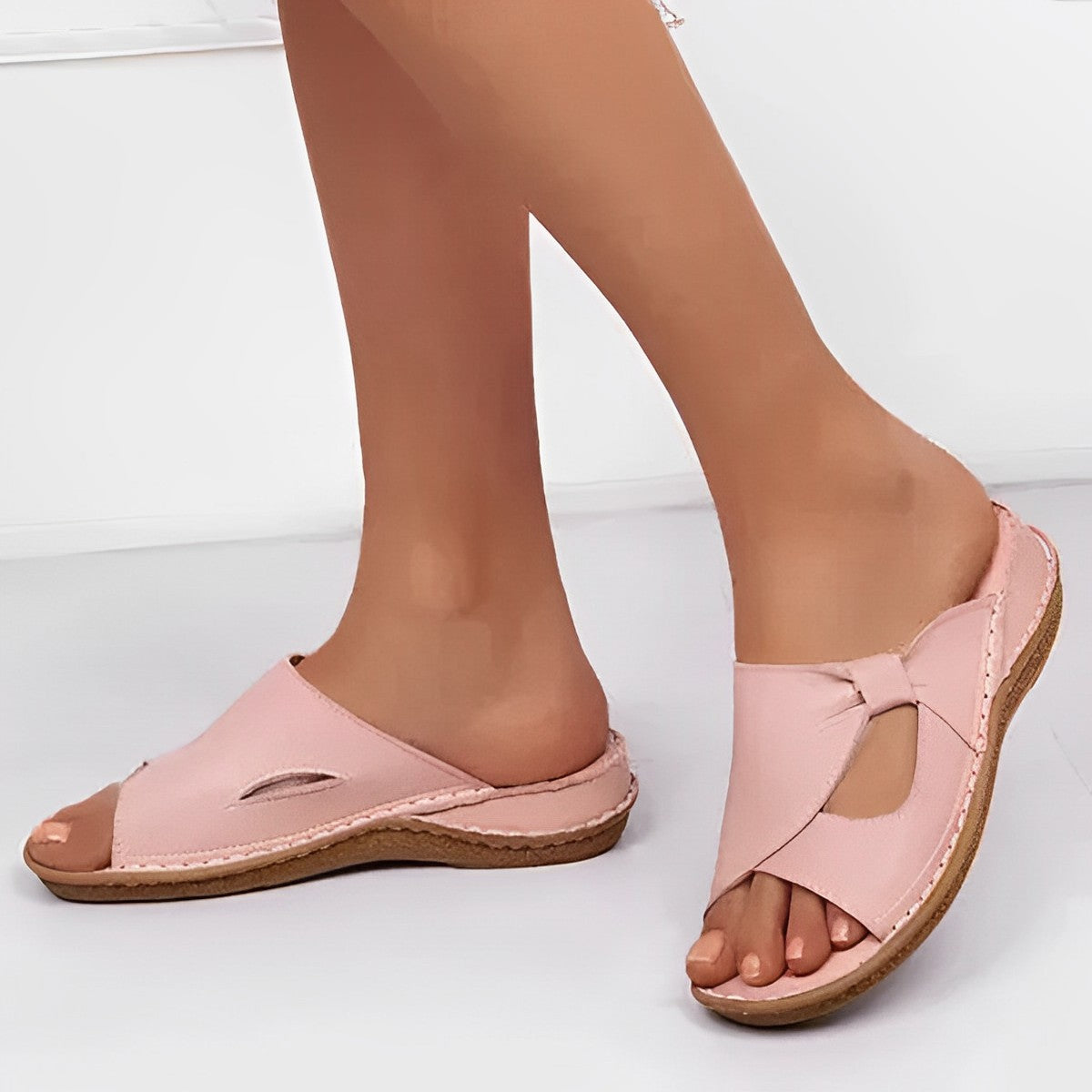 Women’s Slip-On Sandals | Open Toe Style | Summer Comfort | Lightweight Fit